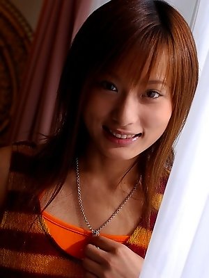Ryoko Mitake sexy Asian model has a lovely face and hot tight ass